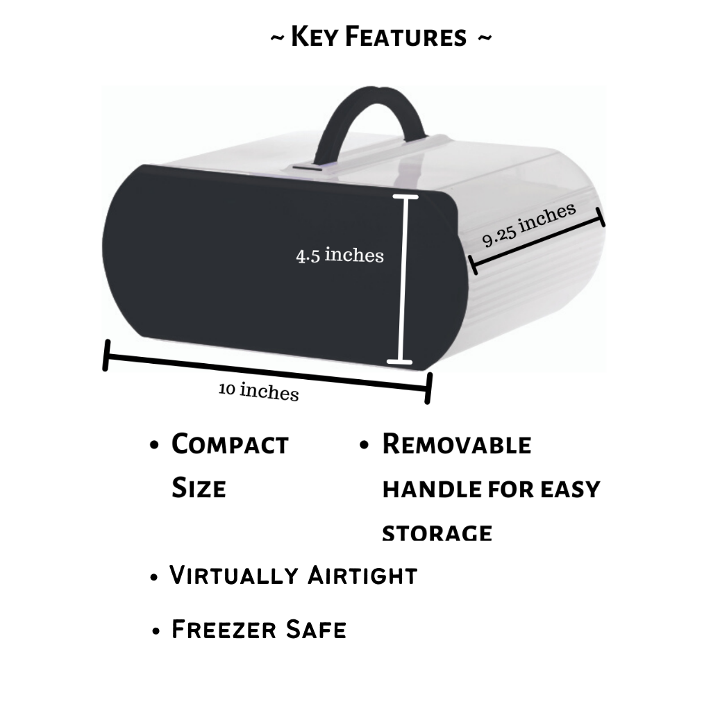Bakers Sto N Go cookie carrier is the best for frosted cookies and iced cookies.  Can also be a pie carrier, bundt cake carrier, deviled egg carrier.  It just does so much.  Its a compact carrier, with multiple uses.  Women Owned.  Made in USA.
