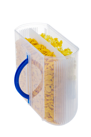 Bakers Sto N Go cookie containers will also hold popcorn, and become a popcorn holder.  Although it is known as the best cookie containers for frosted cookies, and iced cookies, it can also be a popcorn holder.  Made in USA.  Women Owned.